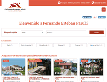 Tablet Screenshot of farullipropiedades.com.ar